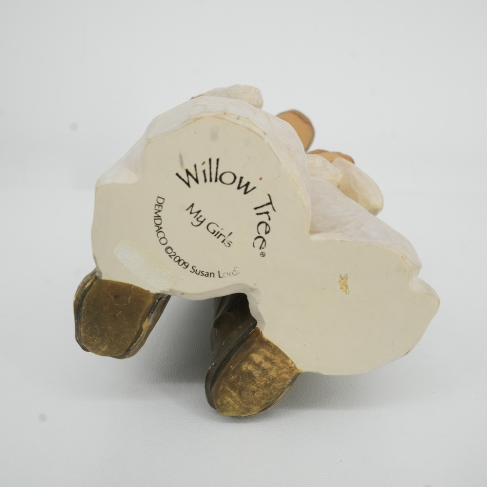 Willow Tree My Girls Figurine Susan Lordi Father Two Daughters 8 Inch 2009 Decor - Picture 5 of 7